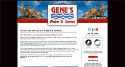 Desktop Screenshot of geneswaterandsewer.com